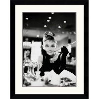 Audrey Hepburn-Breakfast at Tiffany's Framed Art Print Audrey Hepburn-Breakfast at Tiffany's Framed Art Print