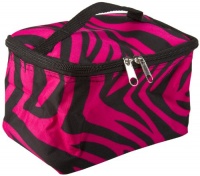 Cute! Cosmetic Makeup Bag Case Zebra Print Hot Pink Black Small Cute! Cosmetic Makeup Bag Case Zebra Print Hot Pink Black Small