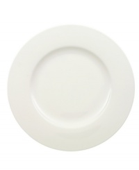 Truly timeless, these graceful Anmut dinner plates are crafted in the premium bone china of Villeroy & Boch and finished with a pure white glaze for unparalleled versatility. Truly timeless, these graceful Anmut dinner plates are crafted in the premium bone china of Villeroy & Boch and finished with a pure white glaze for unparalleled versatility.