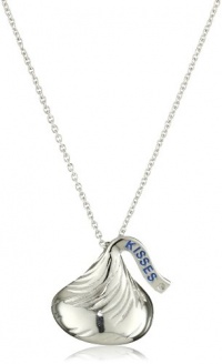 Hershey Jewelry Sterling Silver Medium Flat Back Shaped w/ diamond accent Pendant Hershey Jewelry Sterling Silver Medium Flat Back Shaped w/ diamond accent Pendant
