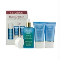 Clarins HydraQuench Moisture Replenishing System: Intensive Serum 30ml + Cream 15ml + Cream-Mask 15ml 3pcs Clarins HydraQuench Moisture Replenishing System: Intensive Serum 30ml + Cream 15ml + Cream-Mask 15ml 3pcs