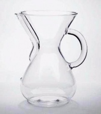 Chemex Six Cup Glass Coffee Maker with Glass Handle - 6 Cup Coffee Maker Chemex Six Cup Glass Coffee Maker with Glass Handle - 6 Cup Coffee Maker