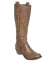 Delightfully detailed. The Country Club boots by Unlisted feature a bold braided accent up the side of the shaft.