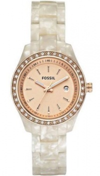 Fossil Women's ES2864 Stella Rose Gold Dial Watch Fossil Women's ES2864 Stella Rose Gold Dial Watch
