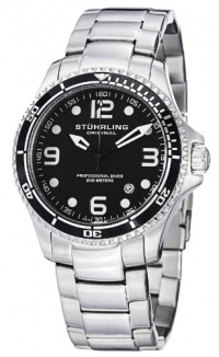Stuhrling Original Men's 593.332D11 Aquadiver Grand Regatta Swiss Quartz Diver Date Black Watch Stuhrling Original Men's 593.332D11 Aquadiver Grand Regatta Swiss Quartz Diver Date Black Watch
