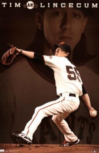 San Francisco Giants Tim Lincecum Sports Poster Print - 22x34 Poster Print, 22x34 San Francisco Giants Tim Lincecum Sports Poster Print - 22x34 Poster Print, 22x34