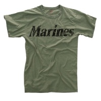 Vintage Olive Drab Marines Tee Vintage Olive Drab Marines Tee