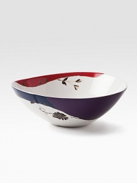 An instant style upgrade for a social gathering or quiet night at home, designed in porcelain and alive with the color for which Diane is known. From the Indian Temple CollectionPorcelain3½H X 10 diam.Microwave- & dishwasher-safeImported An instant style upgrade for a social gathering or quiet night at home, designed in porcelain and alive with the color for which Diane is known. From the Indian Temple CollectionPorcelain3½H X 10 diam.Microwave- & dishwasher-safeImported
