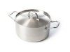 American Kitchen Tri-Ply Stainless-Steel 6-Quart Covered Dutch Oven