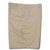 Savane Men's Side Elastic Canvas Cargo Short