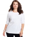 Stock up on Style&co.'s long sleeve plus size top-- it's a must-have basic available at an Everyday Value price!