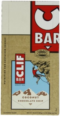 Clif Bar Coconut Chocolate Chip, 12 Count Clif Bar Coconut Chocolate Chip, 12 Count