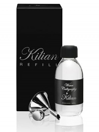 Water Calligraphy is a scent built with simplicity and spirituality, like its Art. A harmonious duo of sparkling Grapefruit zest and Reseda blossom, underlined by dewy Water Lily to awaken the senses. In the heart, the majestic Jasmine Sambac enhances the evanescent magnolia giving an impression of quiet water sliding over Cardamom and Vetiver, like Chinese ink slides over rice paper. Includes 1.7 oz. refill, black velvet pouch and funnel. Water Calligraphy is a scent built with simplicity and spirituality, like its Art. A harmonious duo of sparkling Grapefruit zest and Reseda blossom, underlined by dewy Water Lily to awaken the senses. In the heart, the majestic Jasmine Sambac enhances the evanescent magnolia giving an impression of quiet water sliding over Cardamom and Vetiver, like Chinese ink slides over rice paper. Includes 1.7 oz. refill, black velvet pouch and funnel.