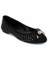 Brighten up your day with the silver studs of BCBGeneration's Wallee flats.