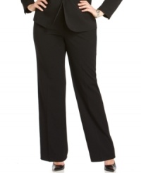 Go ahead, flatter yourself! Plus size fashion gets back to basics with these pants from Charter Club's collection of plus size clothes, featuring a flattering tummy slimming panel. Go ahead, flatter yourself! Plus size fashion gets back to basics with these pants from Charter Club's collection of plus size clothes, featuring a flattering tummy slimming panel.