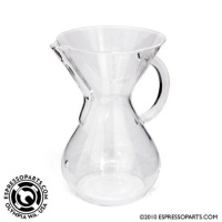Chemex Ten Cup Glass Coffee Maker with Glass Handle - 10 Cup Coffee Maker Chemex Ten Cup Glass Coffee Maker with Glass Handle - 10 Cup Coffee Maker