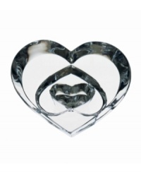 Made in France by world-famous Baccarat, the Hearts of Love crystal figurine conveys the special feelings or the special occasion you wish to commemorate. Enjoy as a keepsake or paperweight for years to come.