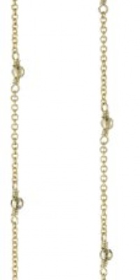 Mizuki 14k Single Strand Gold Bead Earrings