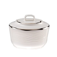 Missoni Home's Merry White range brings Missoni's fashionable flair to dinnerware in a subtle way. Gorgeous precious platinum edging in subtle patterns to complement any contemporary dinner table. Missoni Home's Merry White range brings Missoni's fashionable flair to dinnerware in a subtle way. Gorgeous precious platinum edging in subtle patterns to complement any contemporary dinner table.