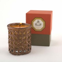 Agraria Golden Pomegranate Woven Cane Perfume Candle Agraria Golden Pomegranate Woven Cane Perfume Candle