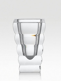 Architecture and design meet in this mouthblown, handcut and polished crystal vase, crafted with the benefit of more than 350 years of Rogaska's sublime crystal artisanship. From the Adria CollectionHandcrafted crystal3W X 4¾HHand washImported Architecture and design meet in this mouthblown, handcut and polished crystal vase, crafted with the benefit of more than 350 years of Rogaska's sublime crystal artisanship. From the Adria CollectionHandcrafted crystal3W X 4¾HHand washImported