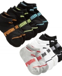 No matter how hard he plays, these socks from Puma will easily keep up. No matter how hard he plays, these socks from Puma will easily keep up.