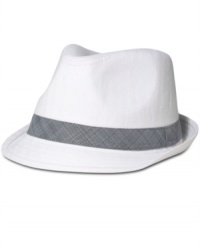 Be dashing. This fedora from American Rag adds a dose of old-school sophistication to any look. Be dashing. This fedora from American Rag adds a dose of old-school sophistication to any look.