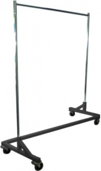 400LB LOAD Commercial Grade Rolling, Z Rack Garment Rack with Nesting Black Base 400LB LOAD Commercial Grade Rolling, Z Rack Garment Rack with Nesting Black Base
