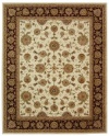 Persian Court Shah Abbasi PC123C Ivory / Red Oriental Rug Size: 5' x 8' Rectangle