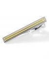 Show off your cool by the office cooler with this polished rhodium tie clip from Donald J. Trump.