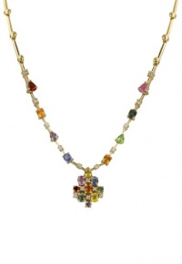 Effy Jewlery 14K Yellow Gold Multi Gemstone & Diamond Necklace