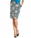 To the point: Charter Club's petite pencil skirt makes a statement in a graphic plaid print and flattering silhouette. (Clearance)