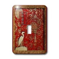 3dRose LLC lsp_12349_1 Lantern and Crane May you have a Happy and Prosperous New Year in Chinese - Single Toggle Switch 3dRose LLC lsp_12349_1 Lantern and Crane May you have a Happy and Prosperous New Year in Chinese - Single Toggle Switch