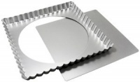 Fat Daddio's 12 Inch x 12 Inch x 1 Inch Square Tart Pan with Removable Bottom Fat Daddio's 12 Inch x 12 Inch x 1 Inch Square Tart Pan with Removable Bottom