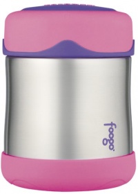 Thermos Foogo Leak-Proof Stainless Steel 10-Ounce Food Jar, Pink