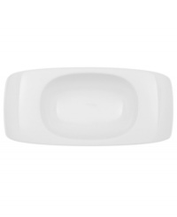 Place this graceful bridge shaped dish on top of your place setting for an impressive opening course, dessert or side. Customize your own table arrangement with other pieces from the sleek Urban Nature collection from Villeroy & Boch. Place this graceful bridge shaped dish on top of your place setting for an impressive opening course, dessert or side. Customize your own table arrangement with other pieces from the sleek Urban Nature collection from Villeroy & Boch.