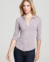 A casual-elegant button down for everyday style by James Perse.