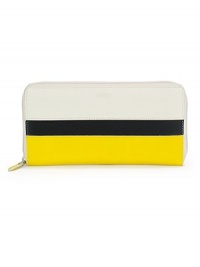 THE LOOKContinental silhouetteColorblock designZip-around closureOne outside zip pocketCenter zip compartmentTwo bill slotsTwelve card slotsTHE MEASUREMENTWrist strap, 6 drop8W X 4H X ¾DTHE MATERIALLeatherCotton twill liningORIGINImported THE LOOKContinental silhouetteColorblock designZip-around closureOne outside zip pocketCenter zip compartmentTwo bill slotsTwelve card slotsTHE MEASUREMENTWrist strap, 6 drop8W X 4H X ¾DTHE MATERIALLeatherCotton twill liningORIGINImported