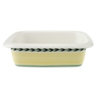 This cheerful collection combines delicious designs to be mixed & matched to create a tempting display for your table. Villeroy & Boch has developed a new glaze to bakeware that actually repels baked-on food! Cleans in seconds, no scouring necessary. Use with silicone or plastic servers, clean with a soft sponge. Oven, microwave and dishwasher safe. 8-1/2 inches. This cheerful collection combines delicious designs to be mixed & matched to create a tempting display for your table. Villeroy & Boch has developed a new glaze to bakeware that actually repels baked-on food! Cleans in seconds, no scouring necessary. Use with silicone or plastic servers, clean with a soft sponge. Oven, microwave and dishwasher safe. 8-1/2 inches.