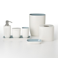 For more than 30 years, Waterworks has brought impeccable style, craftsmanship and service to the American Bath. The introduction of Waterworks Studio collection provides the ultimate bath solution for the savvy consumer.The Modern Ceramic collection is inspired by the soft curve and scale of handmade ceramics. White exterior mixing with the soft color details on the inside gives a surprise element and creates a clean, balanced approach to the complete collection. For more than 30 years, Waterworks has brought impeccable style, craftsmanship and service to the American Bath. The introduction of Waterworks Studio collection provides the ultimate bath solution for the savvy consumer.The Modern Ceramic collection is inspired by the soft curve and scale of handmade ceramics. White exterior mixing with the soft color details on the inside gives a surprise element and creates a clean, balanced approach to the complete collection.