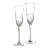 Waterford Ballet Ribbon Essence Champagne Flute, Pair