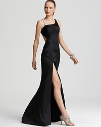 Faviana Couture Gown -Jeweled Strap Cutout Faviana Couture Gown -Jeweled Strap Cutout