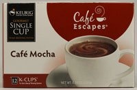 Café Escapes Café Mocha, K-Cup Portion Pack for Keurig Brewers, 12-Count