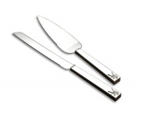 Vera Wang by Wedgwood Set of Two Love Knots Cake and Trowel Set Vera Wang by Wedgwood Set of Two Love Knots Cake and Trowel Set