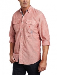 Nautica Men's Long Sleeve Sail Loft Chambray Shirt Nautica Men's Long Sleeve Sail Loft Chambray Shirt