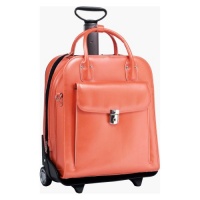 McKleinUSA LA GRANGE 96490 Orange Leather Vertical Detachable-Wheeled Ladies' Briefcase McKleinUSA LA GRANGE 96490 Orange Leather Vertical Detachable-Wheeled Ladies' Briefcase