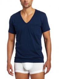 Calvin Klein Men's Bold Cotton V-Neck Shirt, Resort, Small Calvin Klein Men's Bold Cotton V-Neck Shirt, Resort, Small