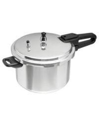 Cook faster without sacrificing flavor. The IMUSA pressure cooker helps reduce cooking time by 70% while maintaining the valuable nutrients and vitamins in your food. It's the perfect solution for busy kitchens -- quick, healthy, quality meals.