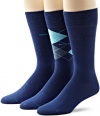 HUGO BOSS Men's Three Pack Mid Calf Socks