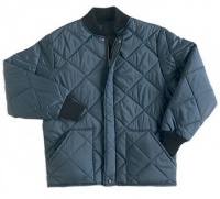 Walls Men's Work Diamond Quilted Cooler Jacket Insulated Navy